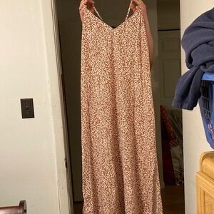 Old Navy Brown Patterned Dress